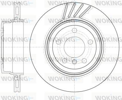 Woking D6979.10 - Kočioni disk www.molydon.hr