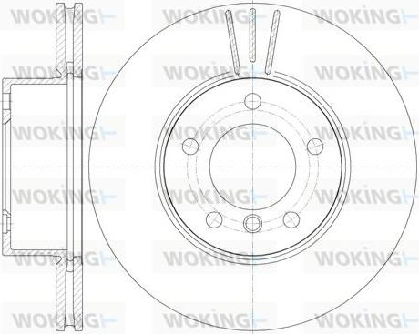 Woking D6974.10 - Kočioni disk www.molydon.hr