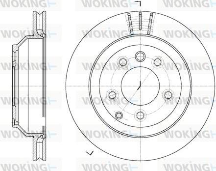 Woking D6971.10 - Kočioni disk www.molydon.hr