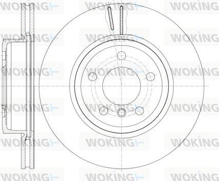 Woking D6978.10 - Kočioni disk www.molydon.hr