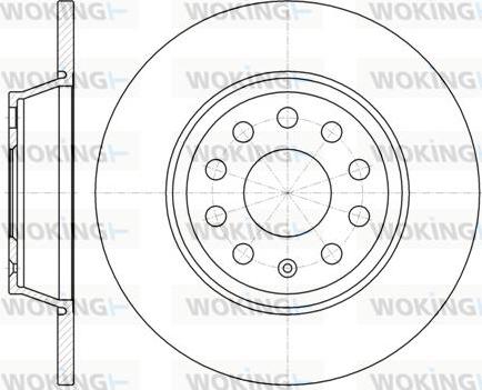 Woking D6973.00 - Kočioni disk www.molydon.hr