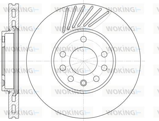 Woking D6494.10 - Kočioni disk www.molydon.hr