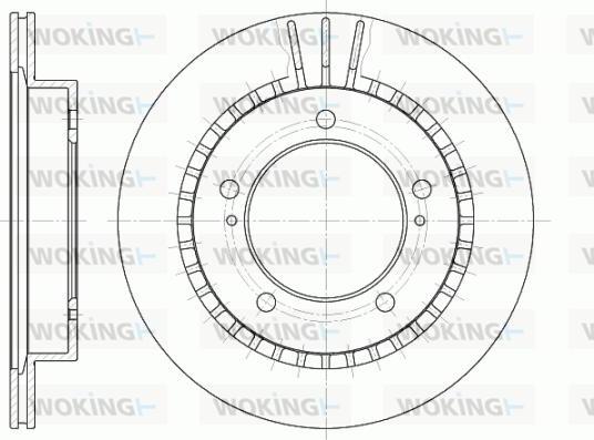 Woking D6492.10 - Kočioni disk www.molydon.hr