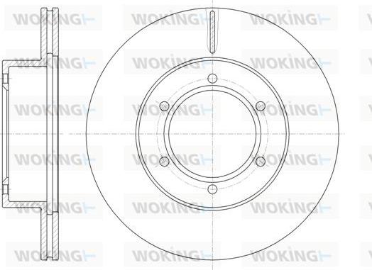 Woking D6497.10 - Kočioni disk www.molydon.hr