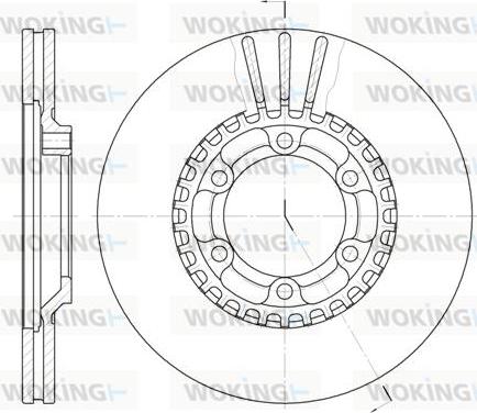 Woking D6446.10 - Kočioni disk www.molydon.hr