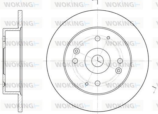 Woking D6448.00 - Kočioni disk www.molydon.hr