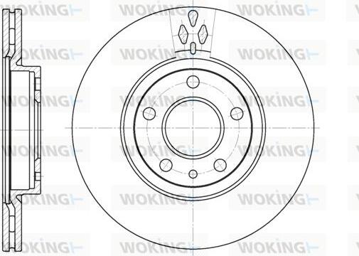 Woking D6442.10 - Kočioni disk www.molydon.hr