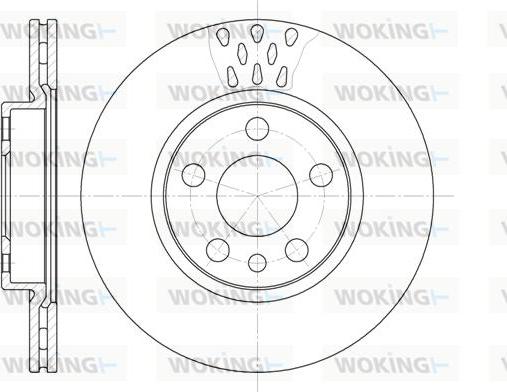 Woking D6442.11 - Kočioni disk www.molydon.hr