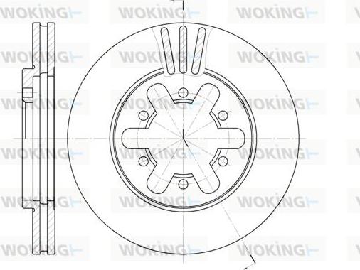 Woking D6450.10 - Kočioni disk www.molydon.hr