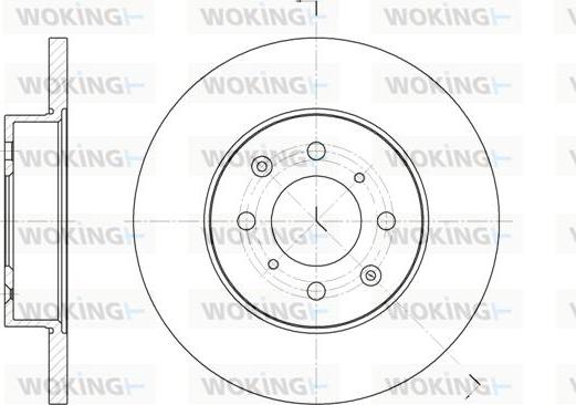 Woking D6451.00 - Kočioni disk www.molydon.hr