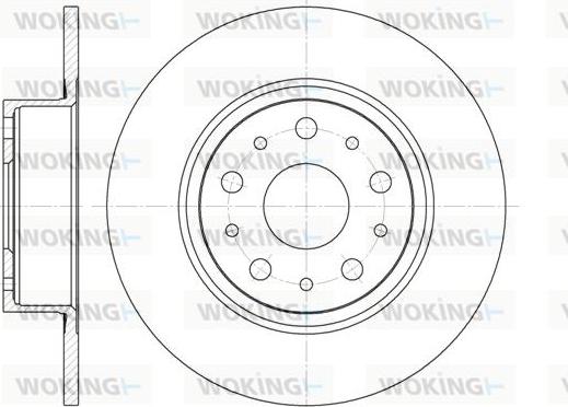 Woking D6457.00 - Kočioni disk www.molydon.hr