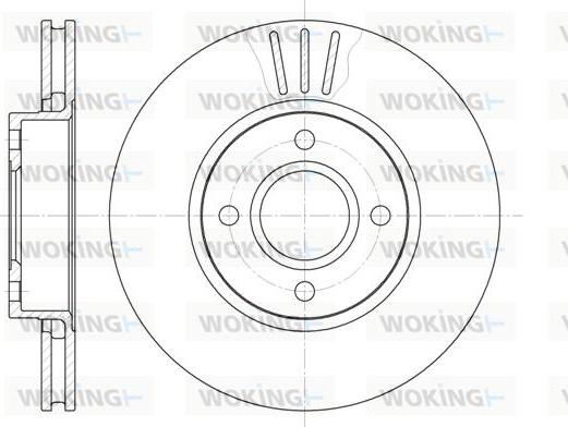 Woking D6469.10 - Kočioni disk www.molydon.hr