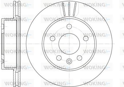 Woking D6460.10 - Kočioni disk www.molydon.hr