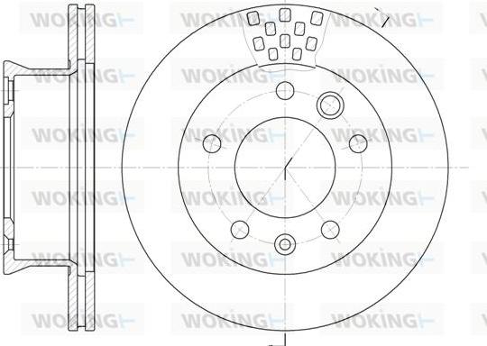 Woking D6461.10 - Kočioni disk www.molydon.hr