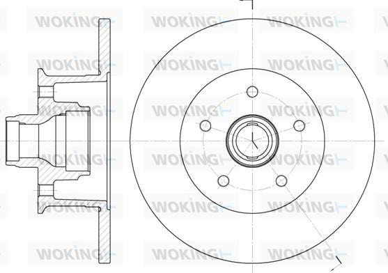 Woking D6468.00 - Kočioni disk www.molydon.hr