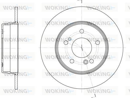 Woking D6467.00 - Kočioni disk www.molydon.hr