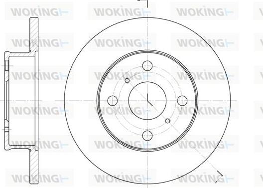 Woking D6401.00 - Kočioni disk www.molydon.hr