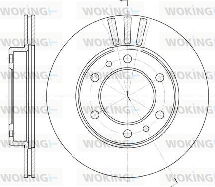 Woking D6408.10 - Kočioni disk www.molydon.hr