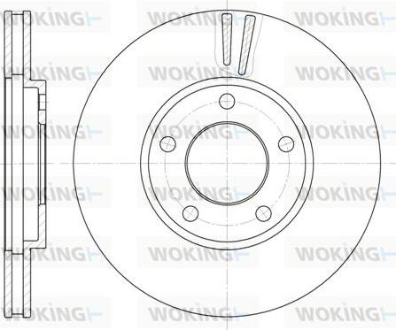 Woking D6419.10 - Kočioni disk www.molydon.hr