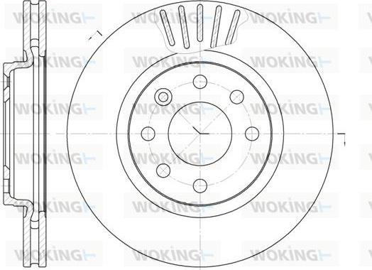 Woking D6412.10 - Kočioni disk www.molydon.hr