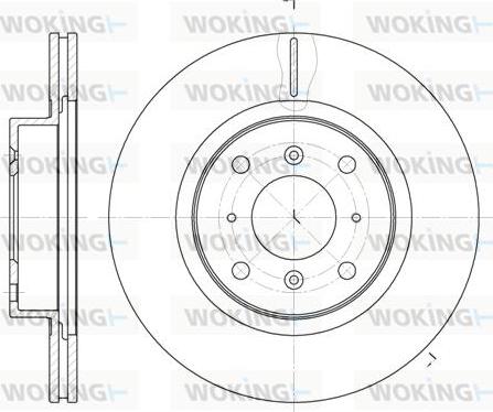 Woking D6484.10 - Kočioni disk www.molydon.hr