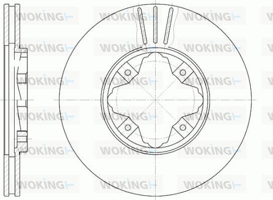 Woking D6485.10 - Kočioni disk www.molydon.hr