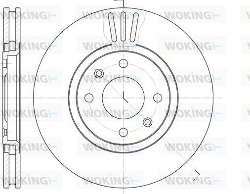 Woking D6486.10 - Kočioni disk www.molydon.hr