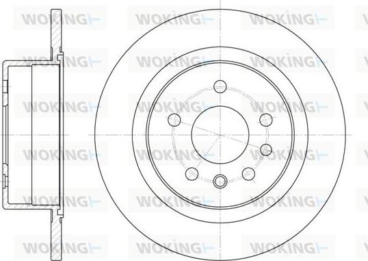 Woking D6488.00 - Kočioni disk www.molydon.hr