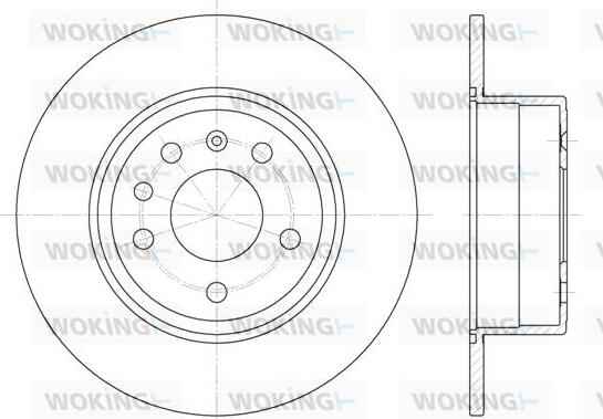 Woking D6487.00 - Kočioni disk www.molydon.hr