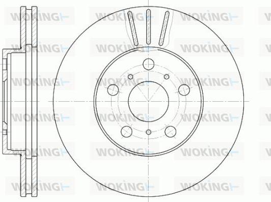 Woking D6439.10 - Kočioni disk www.molydon.hr