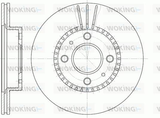 Woking D6430.10 - Kočioni disk www.molydon.hr