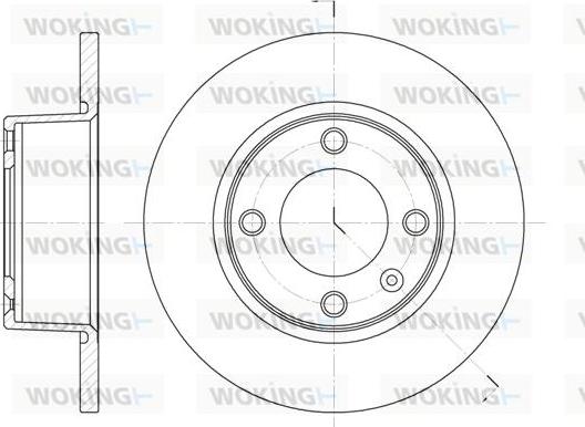 Woking D6433.00 - Kočioni disk www.molydon.hr