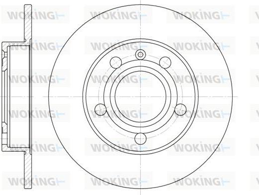 Woking D6429.00 - Kočioni disk www.molydon.hr