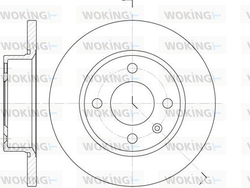 Woking D6425.00 - Kočioni disk www.molydon.hr