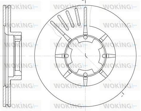 Woking D6428.10 - Kočioni disk www.molydon.hr