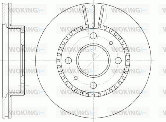 Woking D6423.10 - Kočioni disk www.molydon.hr