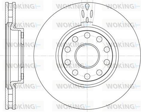 Woking D6479.10 - Kočioni disk www.molydon.hr