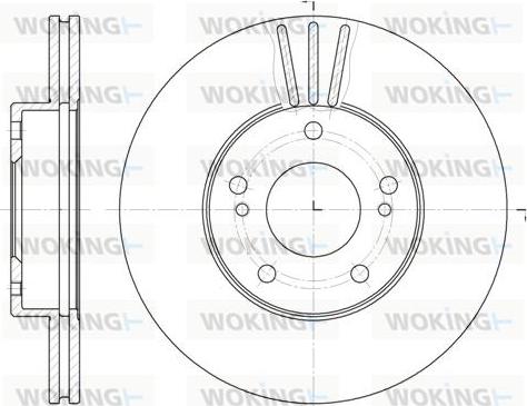 Woking D6474.10 - Kočioni disk www.molydon.hr