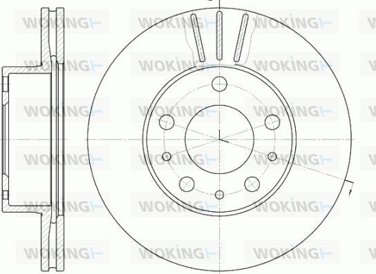 Woking D6476.10 - Kočioni disk www.molydon.hr