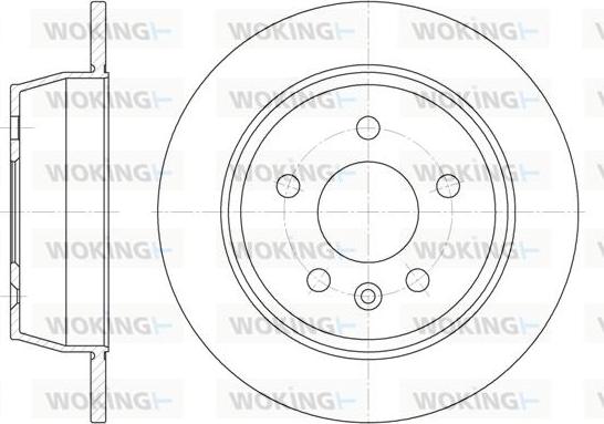 Woking D6471.00 - Kočioni disk www.molydon.hr