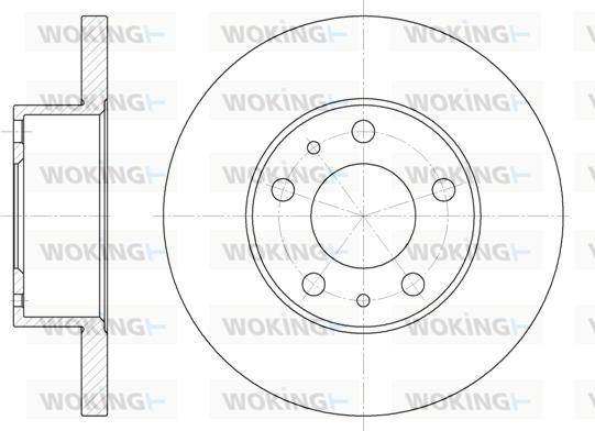 Woking D6473.00 - Kočioni disk www.molydon.hr