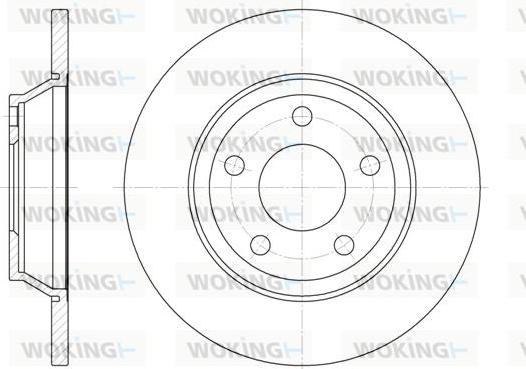 Woking D6472.00 - Kočioni disk www.molydon.hr