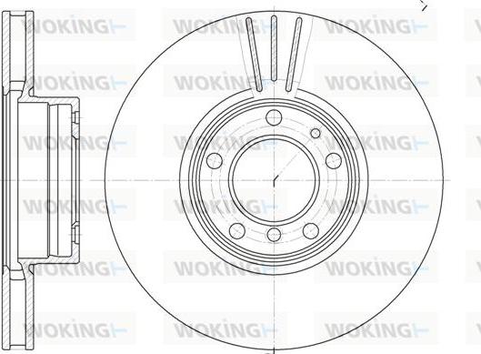 Woking D6599.10 - Kočioni disk www.molydon.hr