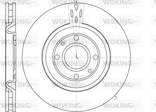 Woking D6590.10 - Kočioni disk www.molydon.hr