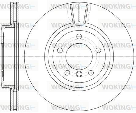 Woking D6598.10 - Kočioni disk www.molydon.hr