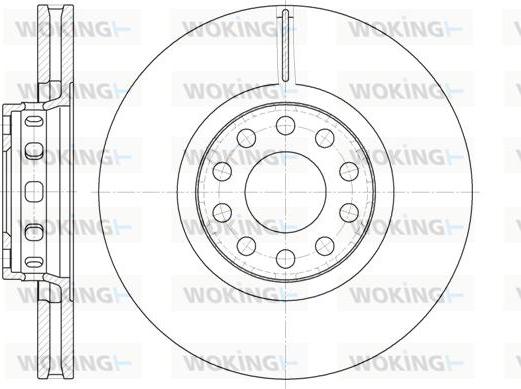 Woking D6592.10 - Kočioni disk www.molydon.hr