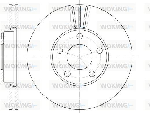 Woking D6549.10 - Kočioni disk www.molydon.hr