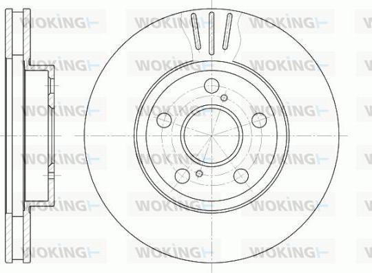 Woking D6540.10 - Kočioni disk www.molydon.hr