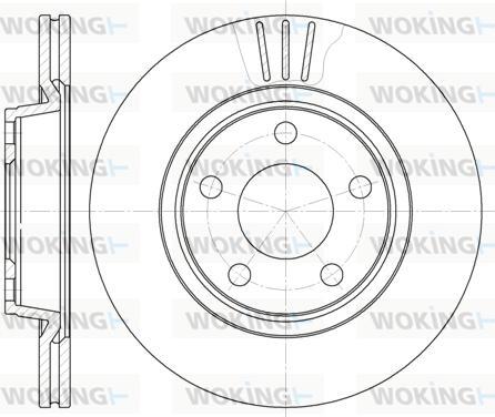 Woking D6548.10 - Kočioni disk www.molydon.hr