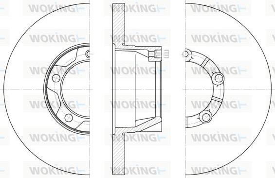 Woking D6543.00 - Kočioni disk www.molydon.hr